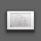 Personalized Poster in One Line Art - Convert photo to line drawing