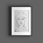 Personalized Poster in One Line Art - Convert photo to line drawing